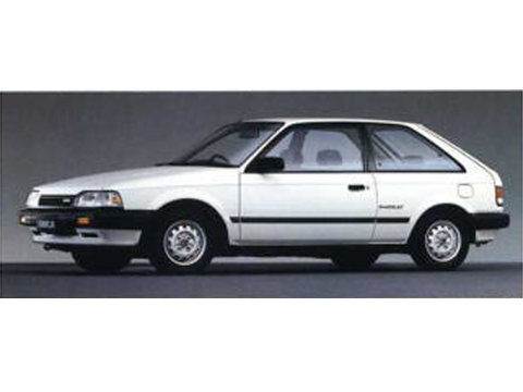 Mazda Familia (BFMP, BFMR, BFTP, BF7P) 6 поколение, рестайлинг, хэтчбек 3 дв. (02.1987 - 01.1989)